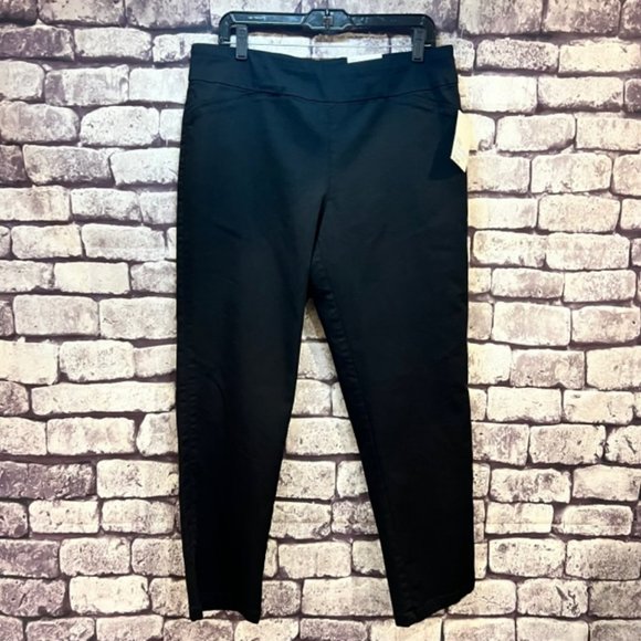 croft & barrow Pants - Croft & Barrow NWT Black Straight Leg Dress Pants Size 14 Short